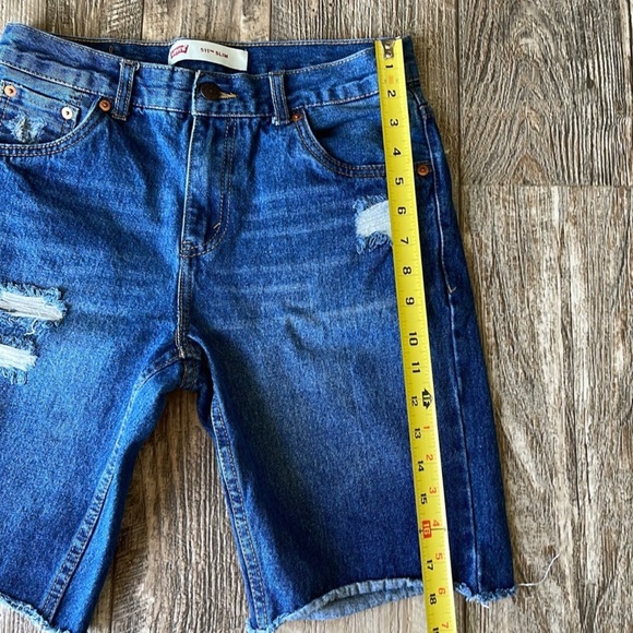 Levi’s 511 Slim Boy Jean Shorts, 18 Regular W29” - Picture 7 of 8